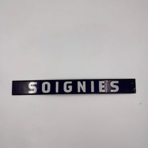 Vintage emaille treinstation - Soignies