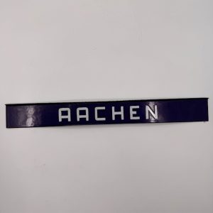 Vintage emaille treinstation - Aachen