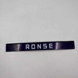 Vintage emaille treinstation - Ronse