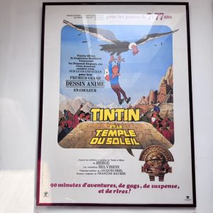 XXl Originele affiche - Tintin Kuifje - Le Temple Du Soleil