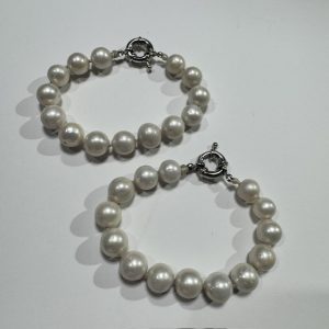 2 X echte parel armbanden