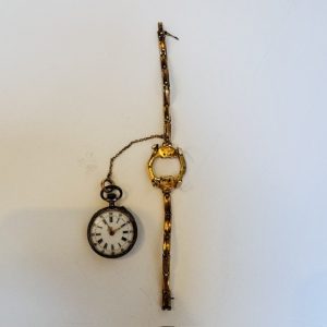 Zakhorloge - polsuurwerk - Zilver
