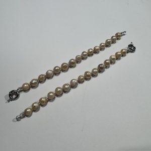 2 X echte parels armbanden