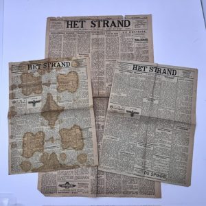 W.O.2 - Duits Vlaamse Arbeidsgemeenschap - Krant Oostende -1943 - 1944