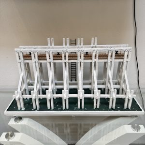 Aanlegstijger Oostende - Maquette uit hout - Handgemaakt - piece unique !