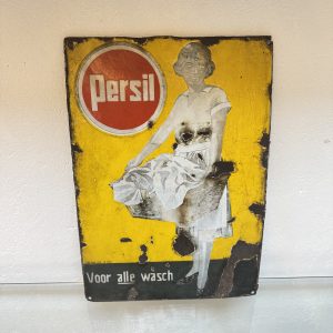 Antiek - Emaille - 1931 - Persil - Vlaams